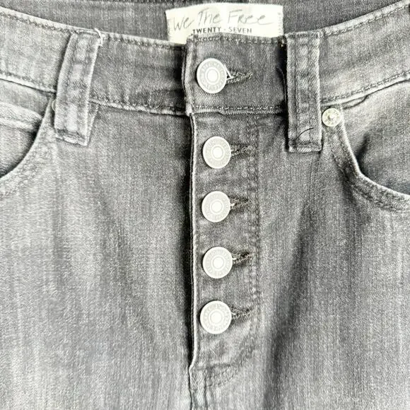 Free People We the Free Irreplaceable Dramatic Flare Dropped Hem Jeans Size 27 - Picture 4 of 11